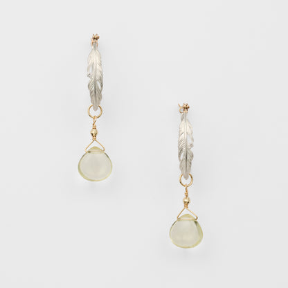 Silver Feather Earrings