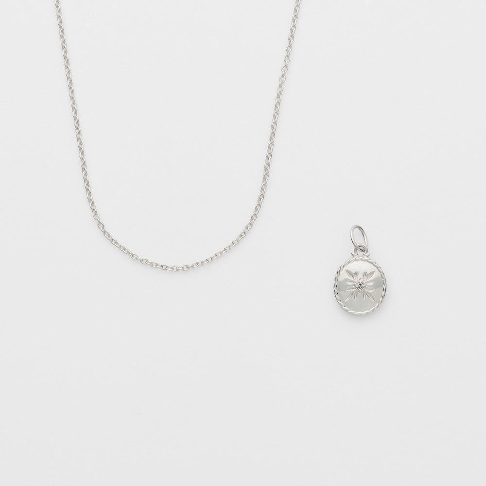 Silver Necklace Charm Set