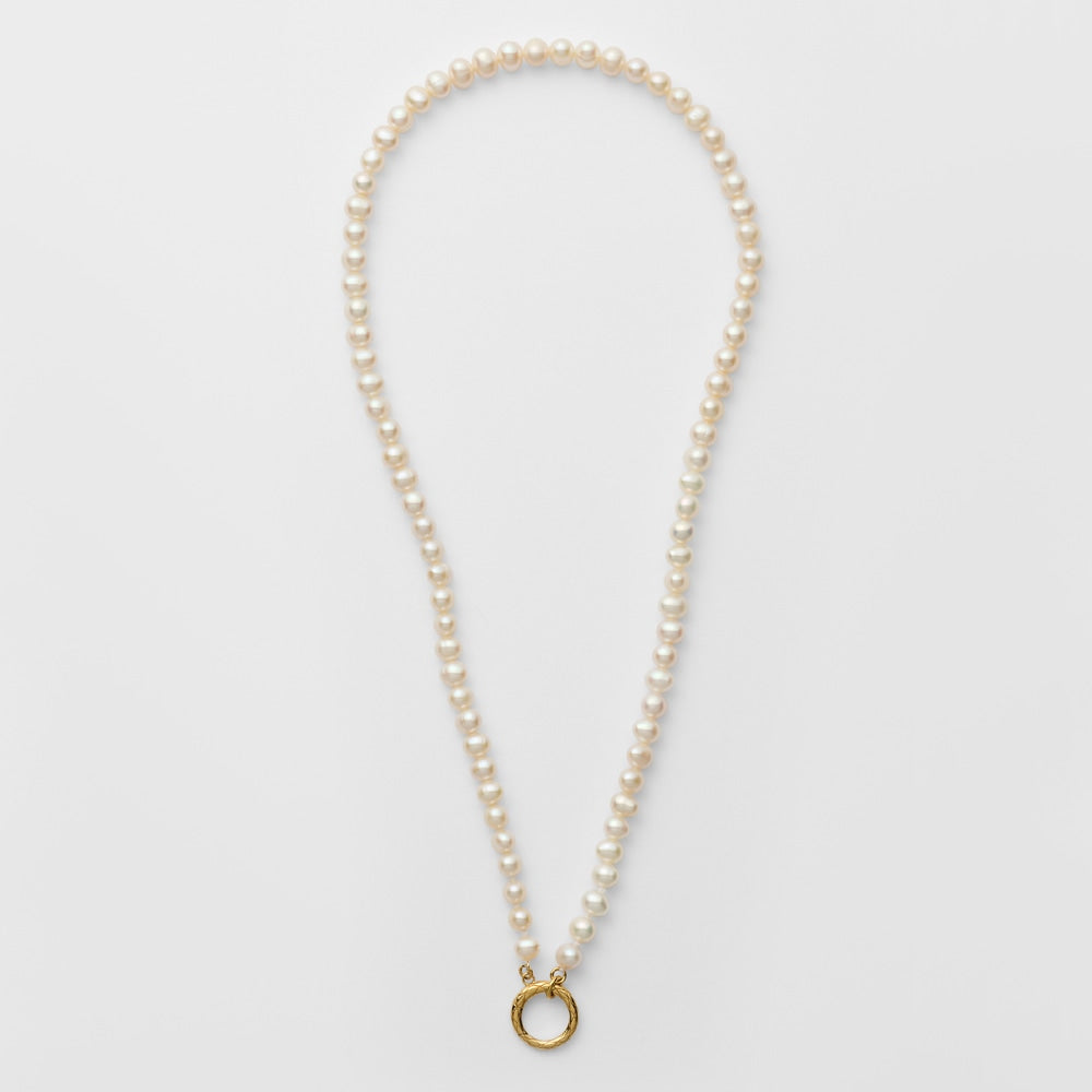 Gold Pearl Necklace
