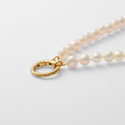 Gold Pearl Necklace