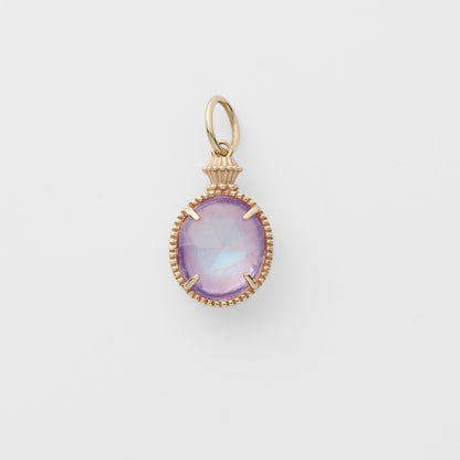 K5 Amethyst/Labradorite Charm