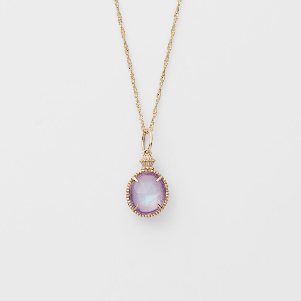 K5 Amethyst/Labradorite Charm