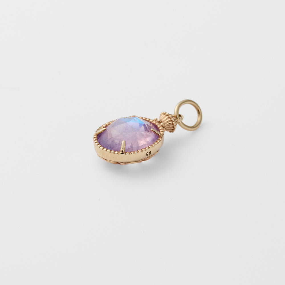K5 Amethyst/Labradorite Charm