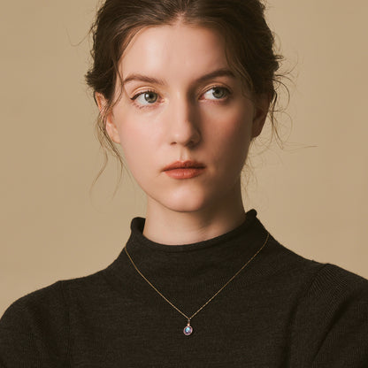 K5 Amethyst/Labradorite Charm