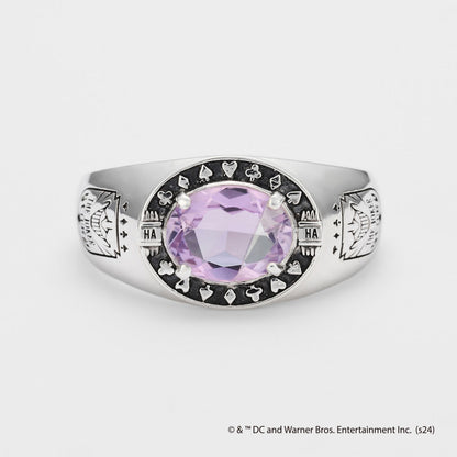 <Batman Collaboration> Silver Amethyst Ring