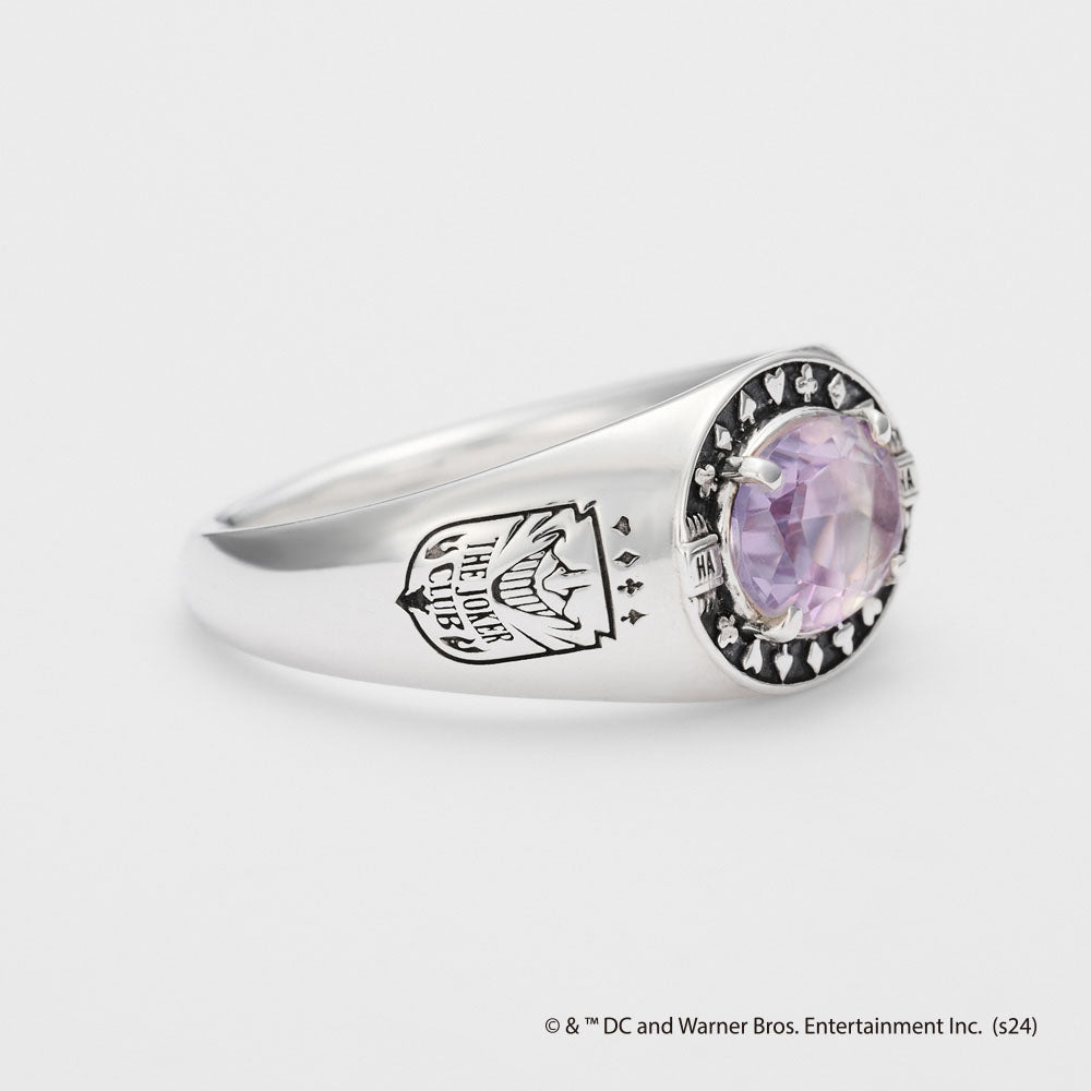 <Batman Collaboration> Silver Amethyst Ring