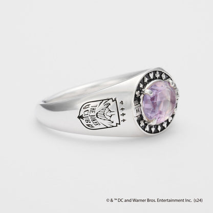 <Batman Collaboration> Silver Amethyst Ring