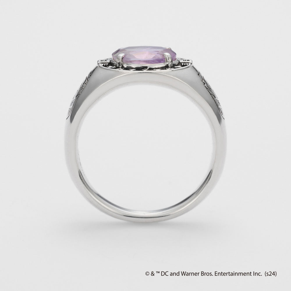<Batman Collaboration> Silver Amethyst Ring