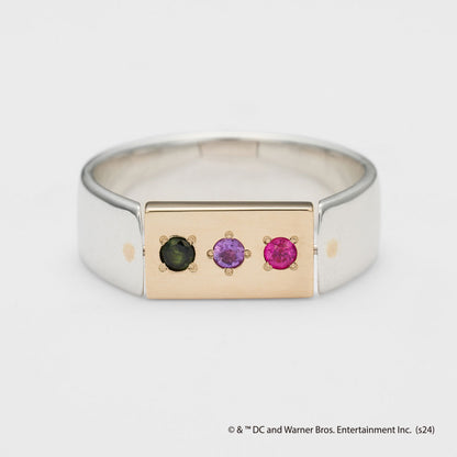 <Batman Collaboration> K5 Multi-Stone Ring