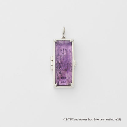 <Batman Collaboration> Silver Amethyst Charm