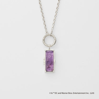 <Batman Collaboration> Silver Amethyst Charm