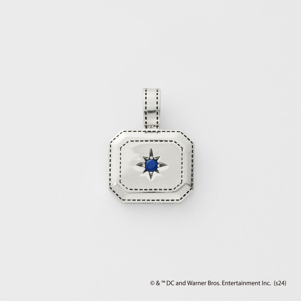<Batman Collaboration> Silver Lapis Lazuli Charm