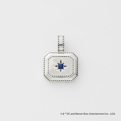 <Batman Collaboration> Silver Lapis Lazuli Charm