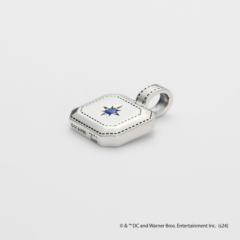 <Batman Collaboration> Silver Lapis Lazuli Charm