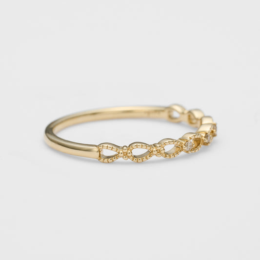 K10 Diamond Ring (0.01Ct)