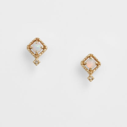 K10 Opal Earrings