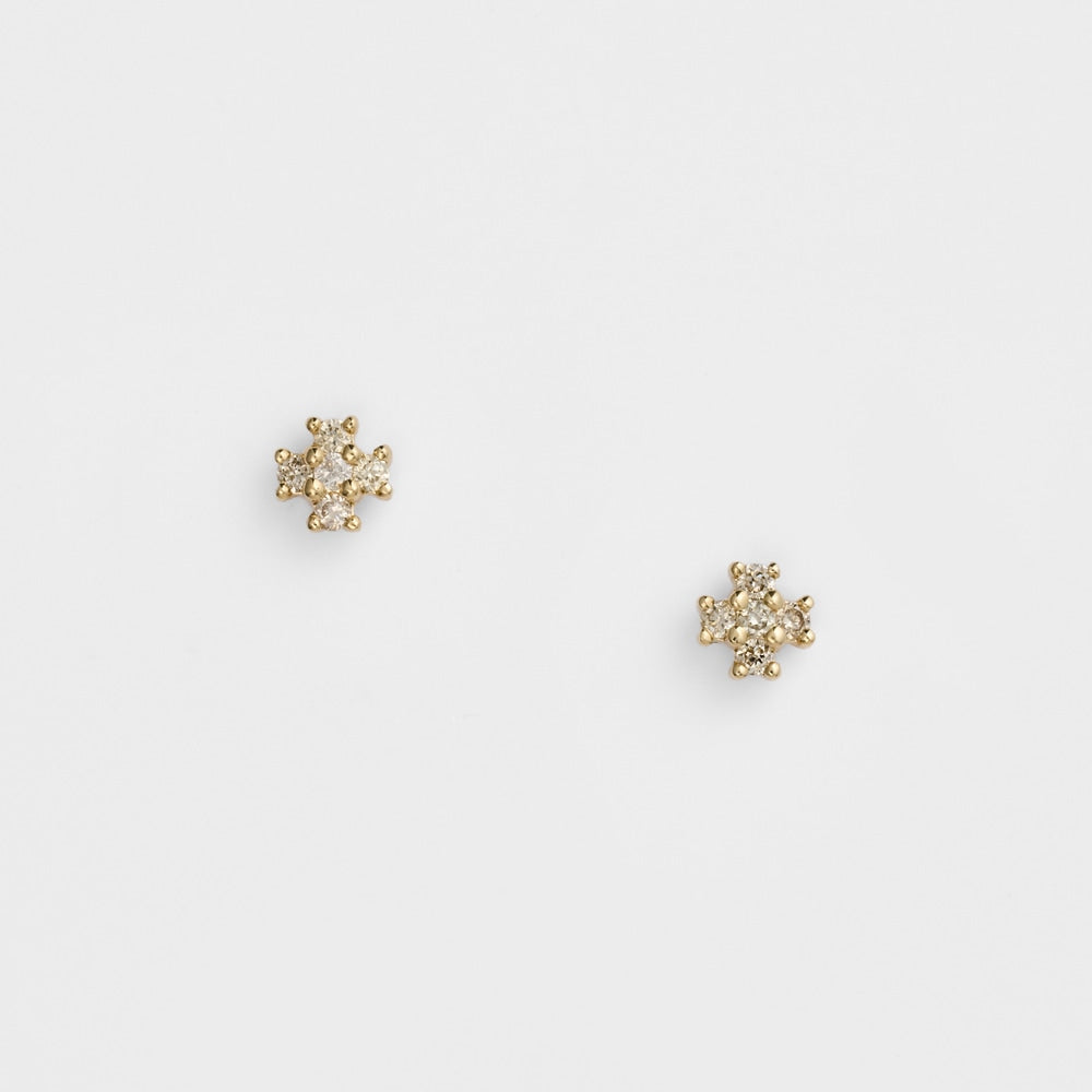 K10 Diamond Earrings