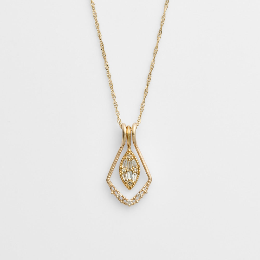 K10 Diamond Charm