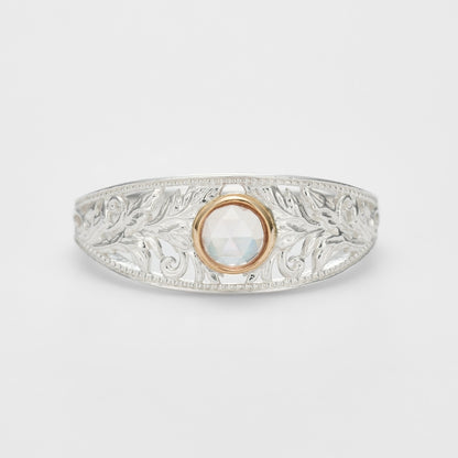 Silver Labradorite Ring
