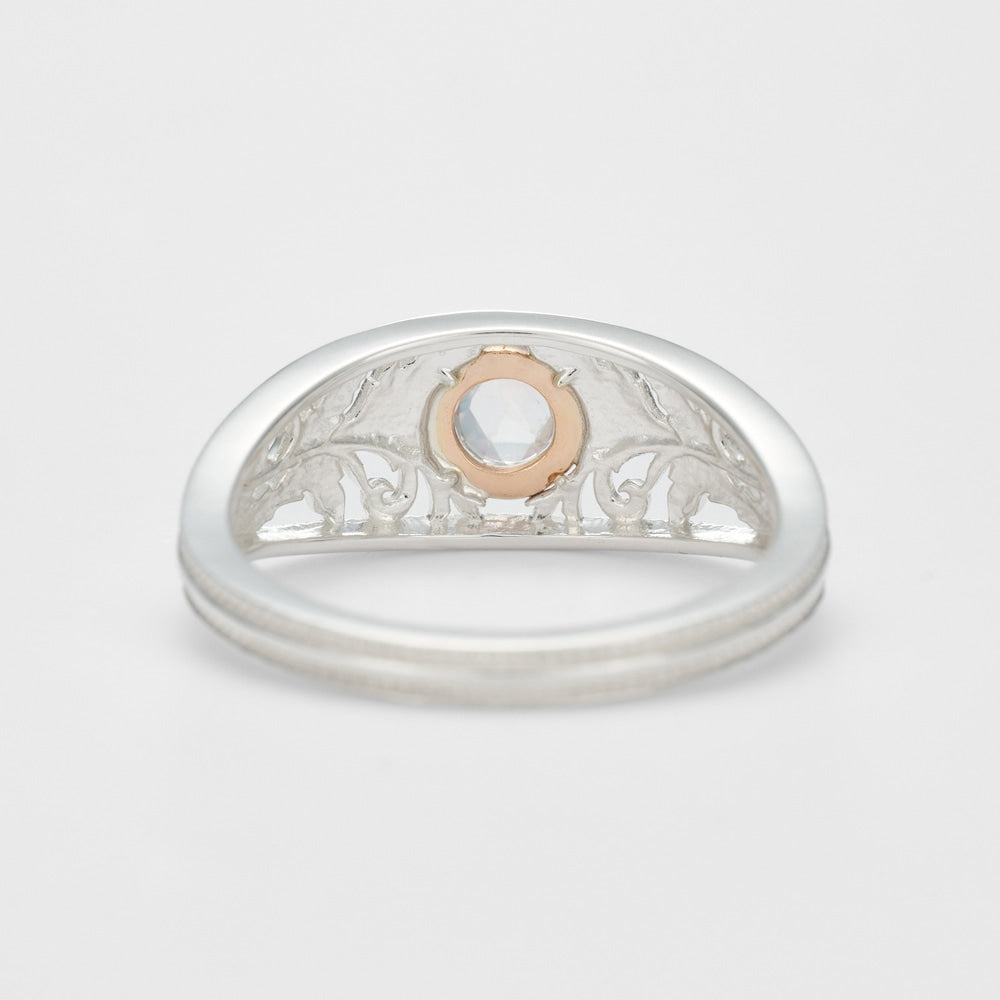 Silver Labradorite Ring
