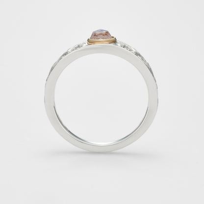 Silver Labradorite Ring