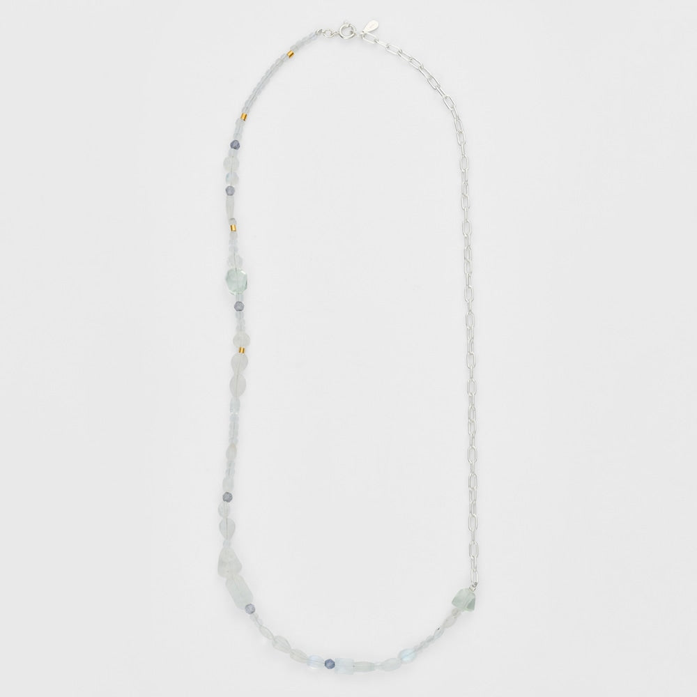 Silver Multi-Stone Necklace