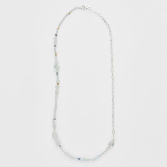 Silver Multi-Stone Necklace