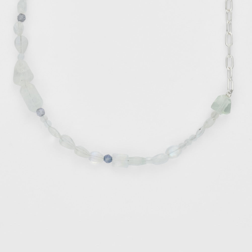 Silver Multi-Stone Necklace