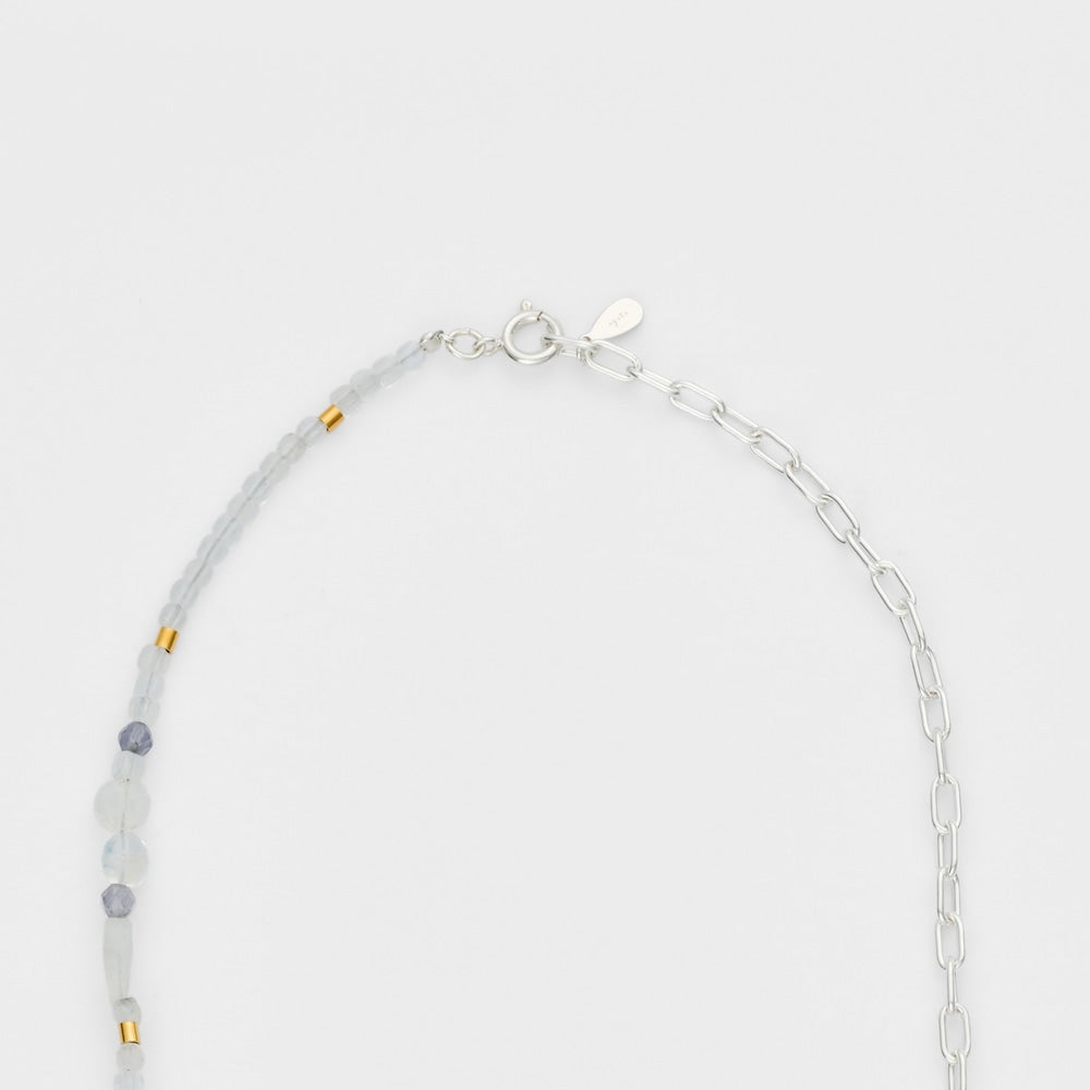 Silver Multi-Stone Necklace