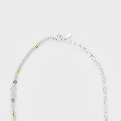 Silver Multi-Stone Necklace