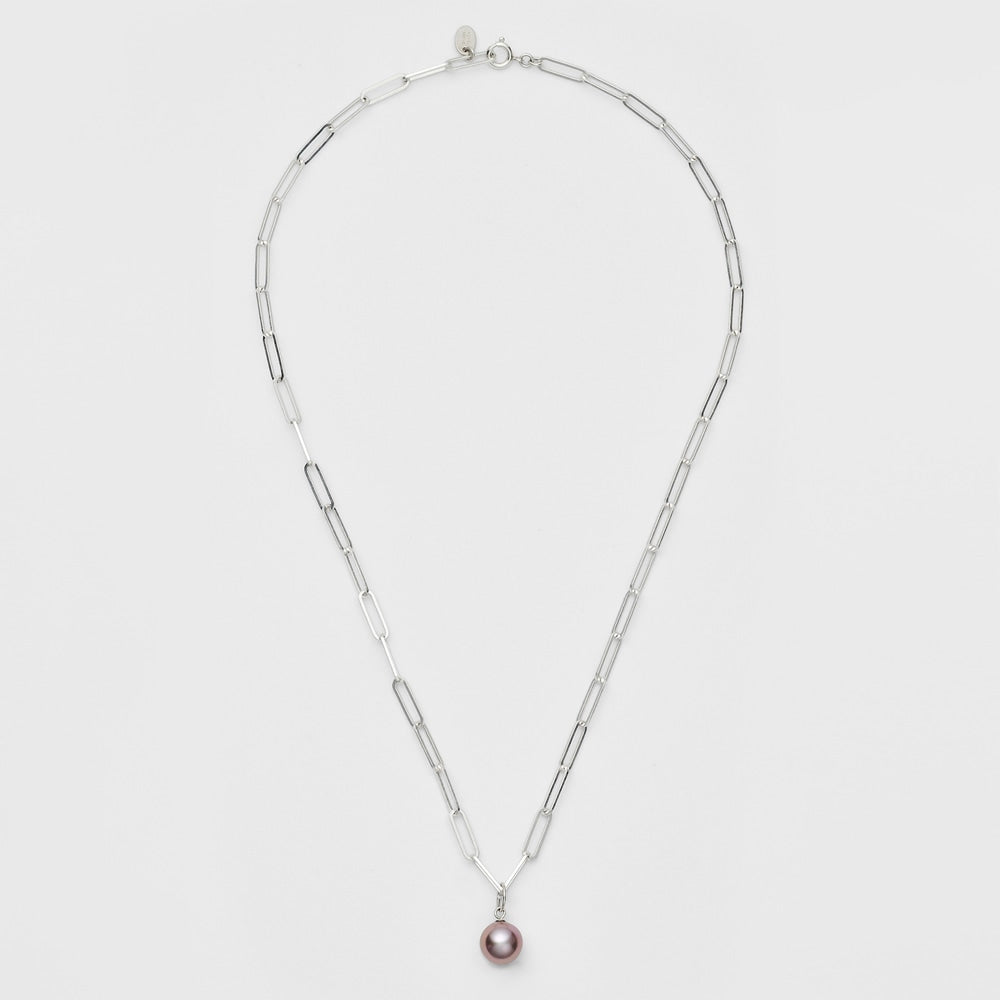 Silver Pearl Necklace