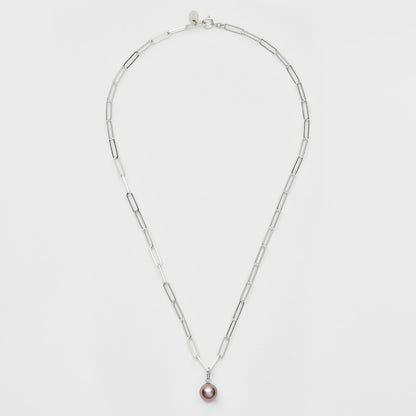 Silver Pearl Necklace