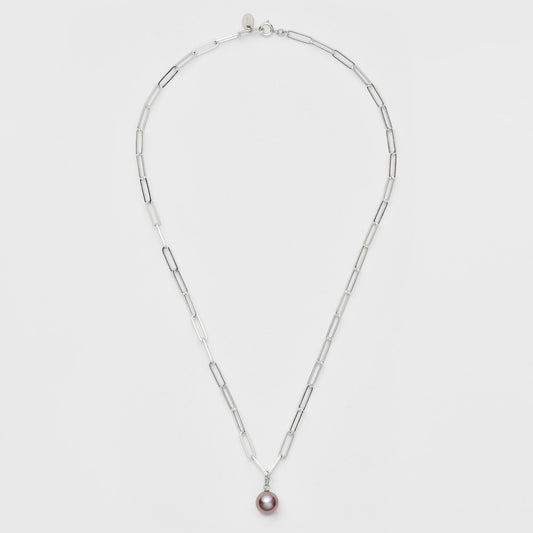 Silver Pearl Necklace