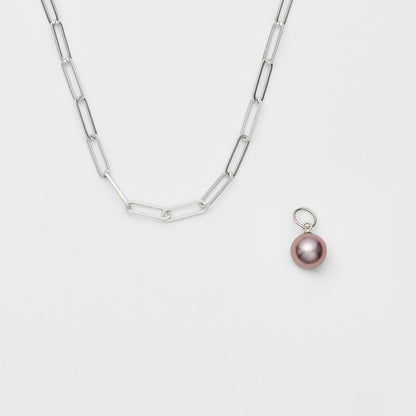 Silver Pearl Necklace