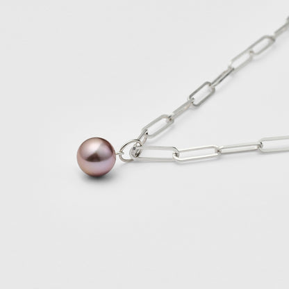 Silver Pearl Necklace