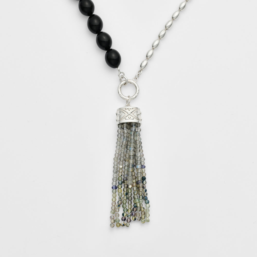Silver Multi-Stone Charm