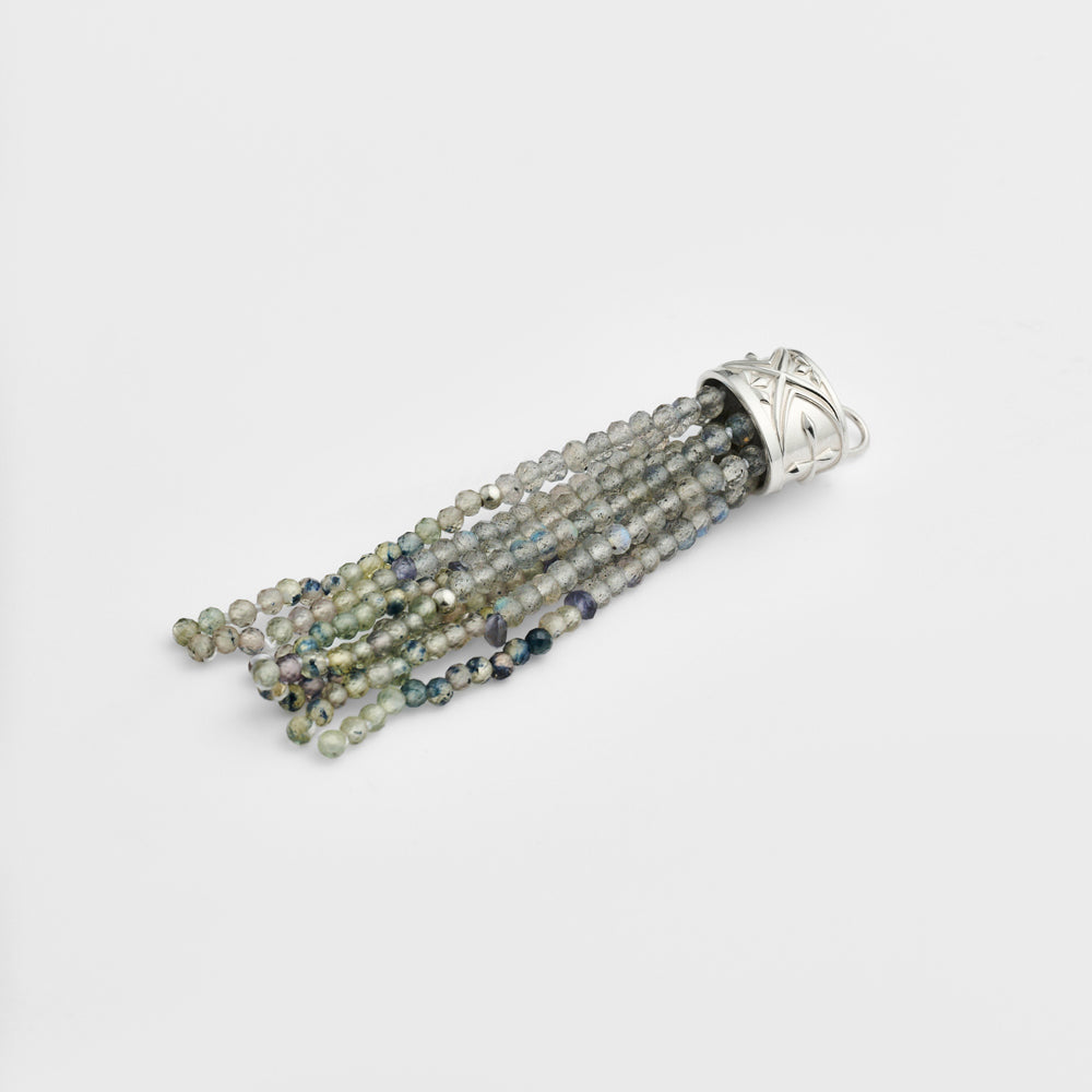 Silver Multi-Stone Charm