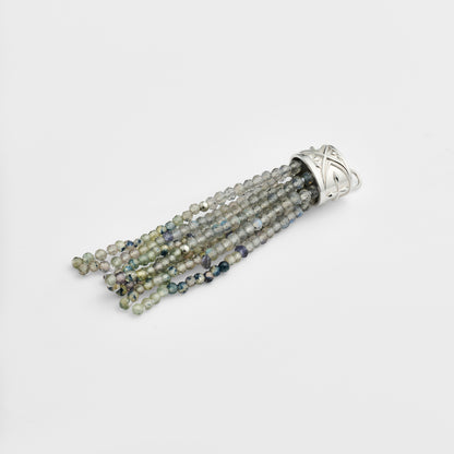 Silver Multi-Stone Charm