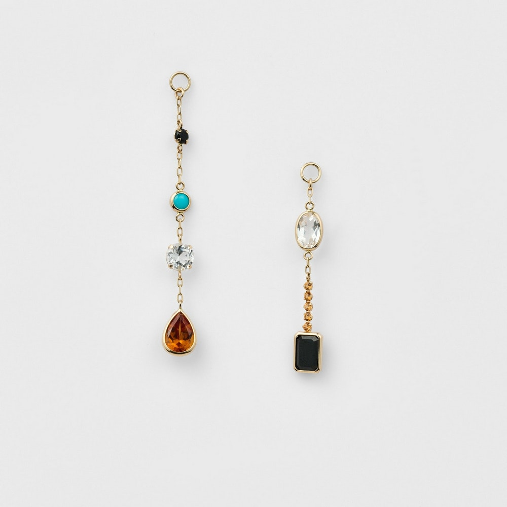 K10 Multi-Stone Earring Charm