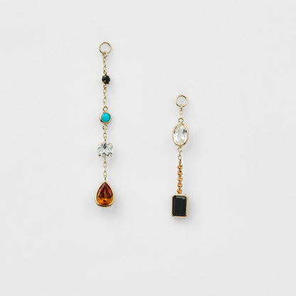 K10 Multi-Stone Earring Charm