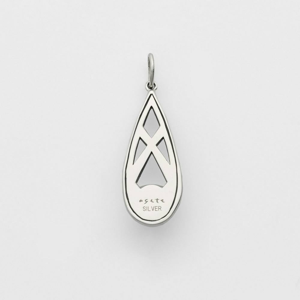 <June Birthstone> Silver Pearl Charm