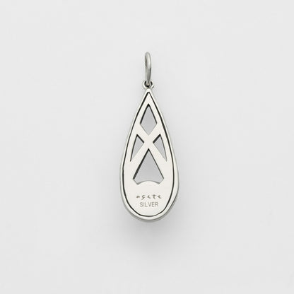 <June Birthstone> Silver Pearl Charm