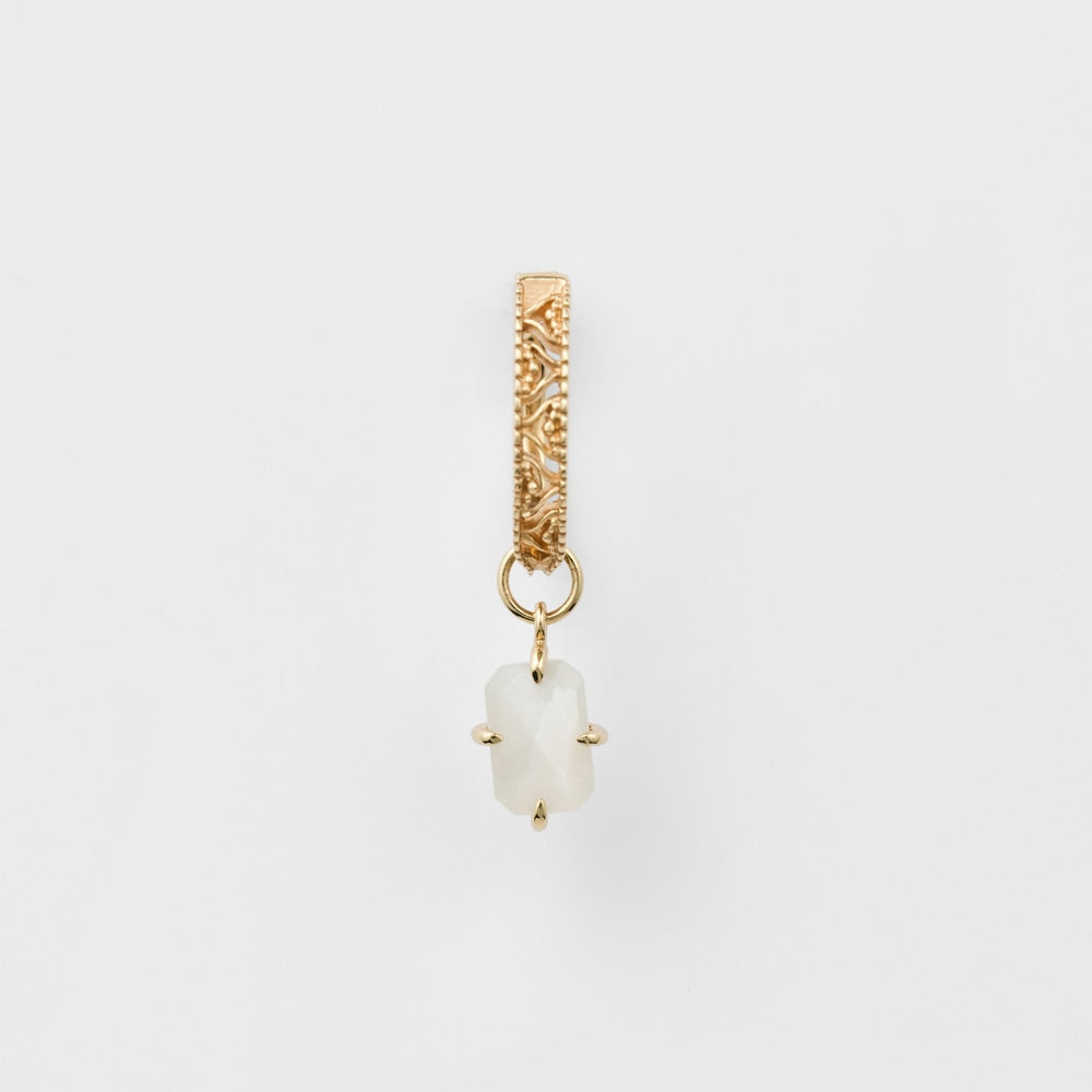 K10 Moonstone Earring Charm (Single Earring)