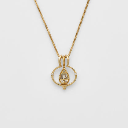 K18 Diamond Charm