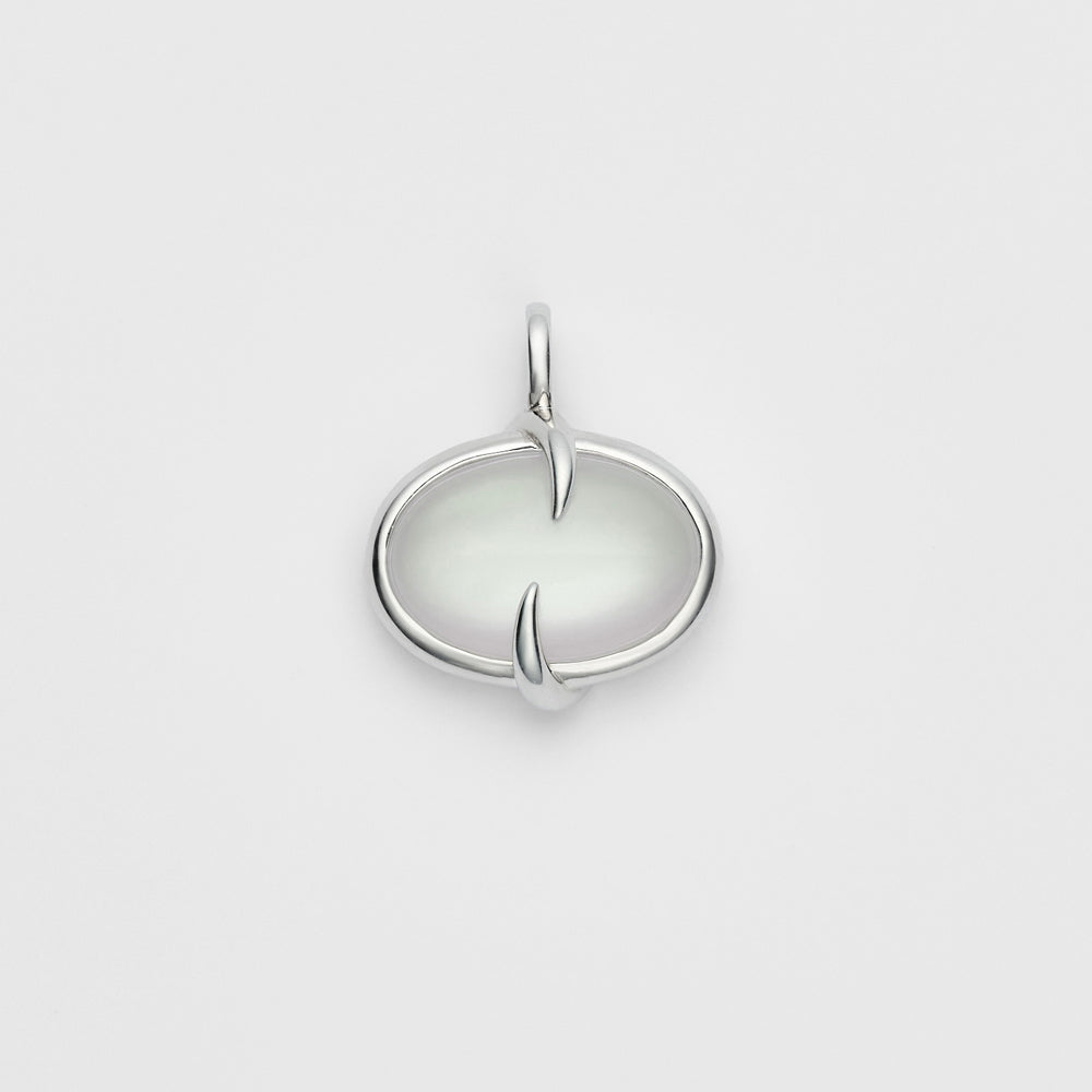 Silver Moonstone Charm