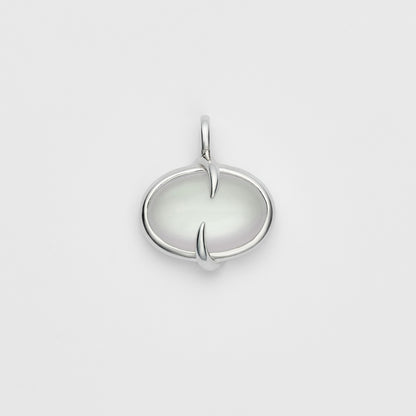 Silver Moonstone Charm
