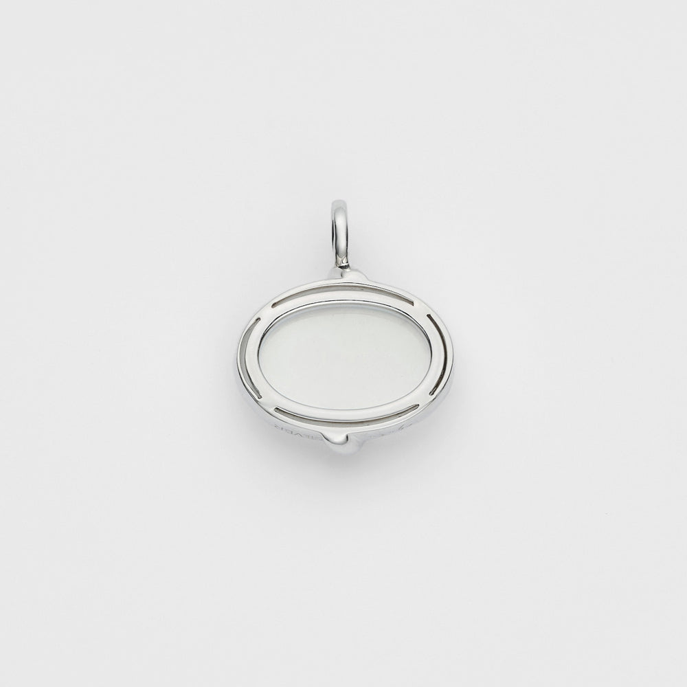 Silver Moonstone Charm