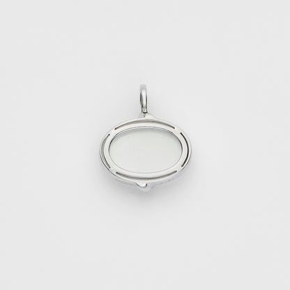 Silver Moonstone Charm