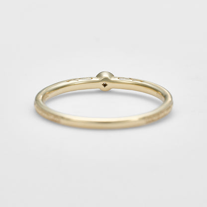 K10 Brown Diamond Ring