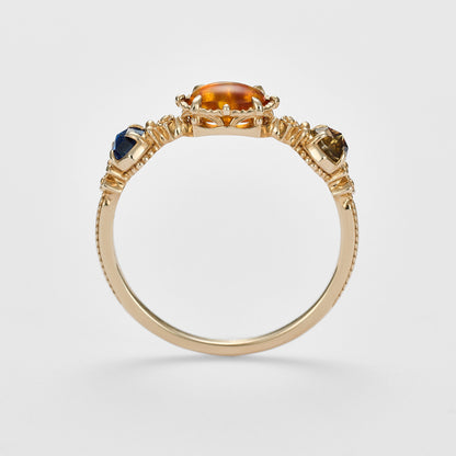 K5 Multi-Stone Ring